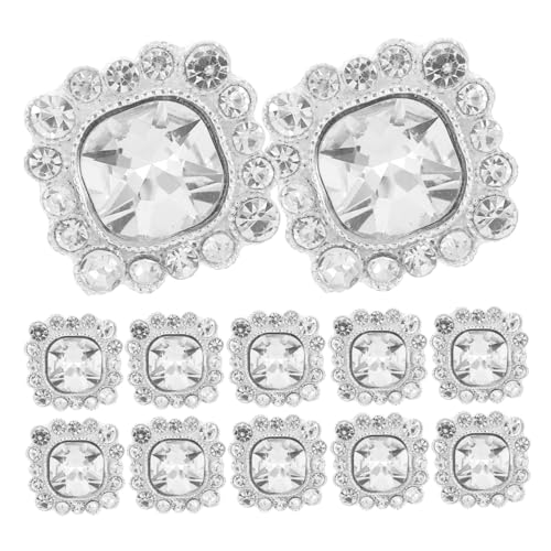 Angoily 24 Stück Teiliges Wasserstrahl Kristallknöpfe mit Stiel Glitzernde Strassverzierung Dekorative Nähknöpfe für Kleidung Handtaschen DIY Bastelprojekte Hochzeit und Brautkleider von Angoily