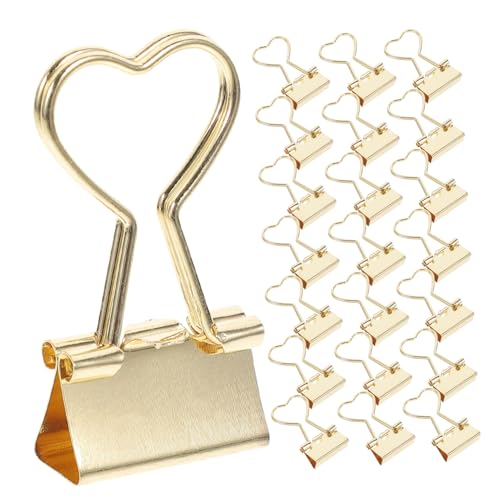 Angoily 24 Stücke Teiliges Metall Büroklammern Herzform Stabile Dekorative Papierklammern und Binder Clips für Notizen Rechnungen Lesezeichen Praktische Organisationsclips für Schule Büro Angoily 24 Stücke Teiliges Metall Büroklammern Herzform Stabile Dekorative Papierklammern und Binder Clips für Notizen Rechnungen Lesezeichen Praktische Organisationsclips für Schule Büro von Angoily