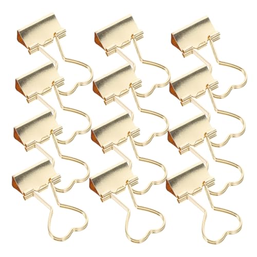 Angoily 24 Stücke Teiliges Metall Büroklammern mit Herzform Stabile Papierklemmen für Rechnungen Notizen und Akten Dekorative Kleine Binder Clips für Büro Schule und Zuhause Angoily 24 Stücke Teiliges Metall Büroklammern mit Herzform Stabile Papierklemmen für Rechnungen Notizen und Akten Dekorative Kleine Binder Clips für Büro Schule und Zuhause von Angoily