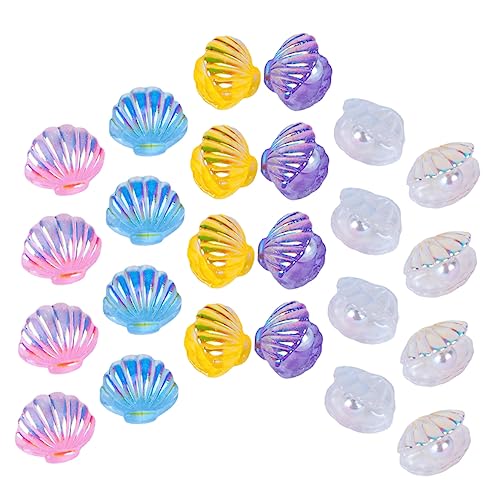 Angoily 24Stücke DIY Muschelschalen Charms DIY Zubehör für Haarschmuck und Handwerksprojekte Vielseitig Einsetzbar für Bastelideen Zufällige Farben für Angoily 24Stücke DIY Muschelschalen Charms DIY Zubehör für Haarschmuck und Handwerksprojekte Vielseitig Einsetzbar für Bastelideen Zufällige Farben für von Angoily