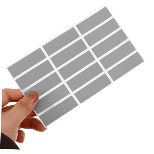 Angoily 25 Blatt Scratch Off Aufkleber Rechteckige Diy Rubbel Etiketten mit Haftkleber für Belohnungsprogramme Partyspiele Geschenküberraschungen und Bastelprojekte von Angoily
