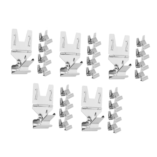 Angoily 25 Stck Metall Preisschild Halter Langlebig Rostfrei für Supermarkt Shop Etiketten Clips Vielseitig Einsetzbar für Verkaufsregale und Werbeaktionen von Angoily