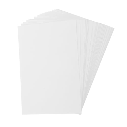 Angoily 25 Stück Beschreibbare Und Bedruckbare Weiße Blankokarten Im Format 15 X 10 Cm, Schwerer Karton Für Diy-projekte, Tischnummernkarten Für Hochzeiten, Partyzubehör von Angoily