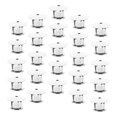 Angoily 25 Stück Brosche Schnalle Accessoires Broschennadel Unterstützung Schließe Schlüssel zubehör Pin-Backing-Verriegelung Sicherungsstift aus Metall Kupfer Silver Angoily 25 Stück Brosche Schnalle Accessoires Broschennadel Unterstützung Schließe Schlüssel zubehör Pin-Backing-Verriegelung Sicherungsstift aus Metall Kupfer Silver von Angoily