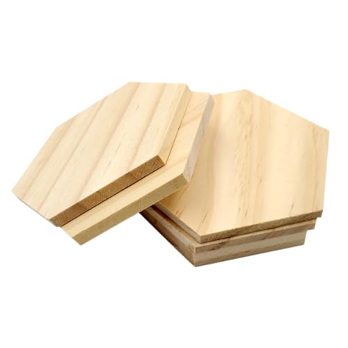 Angoily 25 Stück Holzscheiben Sechseckige Blanko Holzplatten für Diy Bastelprojekte Hochzeit Party Dekoration Unbeschichtet Natürliche Holzoberfläche zum Bemalen und Beschriften Angoily 25 Stück Holzscheiben Sechseckige Blanko Holzplatten für Diy Bastelprojekte Hochzeit Party Dekoration Unbeschichtet Natürliche Holzoberfläche zum Bemalen und Beschriften von Angoily