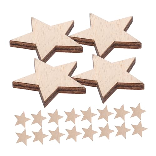 Angoily 25 Stück Kleine Sternornamente aus massivem Holz DIY weihnachtshandwerk Weihnachtshandschuh hängend DIY handgefertigte Mundornamente unvollendeter Holzstern Baumkekse hölzern Angoily 25 Stück Kleine Sternornamente aus massivem Holz DIY weihnachtshandwerk Weihnachtshandschuh hängend DIY handgefertigte Mundornamente unvollendeter Holzstern Baumkekse hölzern von Angoily