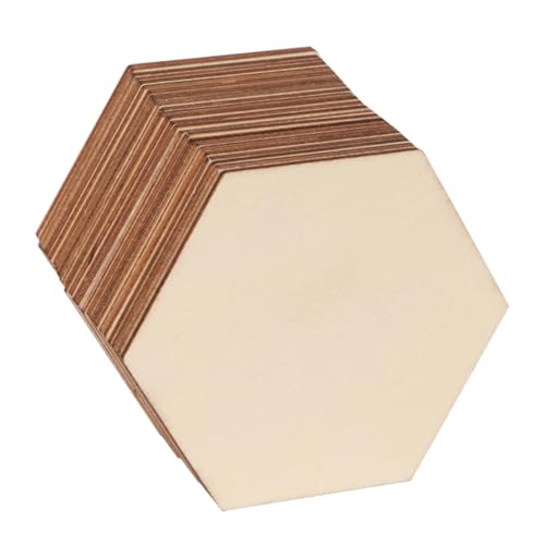 Angoily 25 Stück Sechseckige Holzscheiben Umweltfreundliche Namensschilder und Dekoration für Bastelprojekte Geschenkanhänger aus Natürlichem Holz Angoily 25 Stück Sechseckige Holzscheiben Umweltfreundliche Namensschilder und Dekoration für Bastelprojekte Geschenkanhänger aus Natürlichem Holz von Angoily