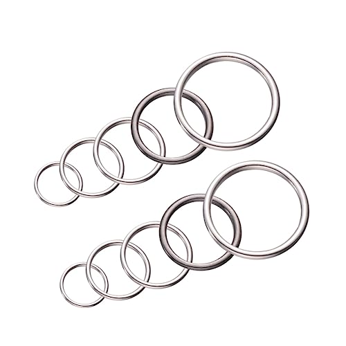 Angoily 25 Stück Teiliges Schmuckzubehör aus Robustem Legierungs Metall Runde Geschlossene Ringe Silberweiß und Schwarz Je für Diy Schmuckherstellung und Bastelprojekte Angoily 25 Stück Teiliges Schmuckzubehör aus Robustem Legierungs Metall Runde Geschlossene Ringe Silberweiß und Schwarz Je für Diy Schmuckherstellung und Bastelprojekte von Angoily