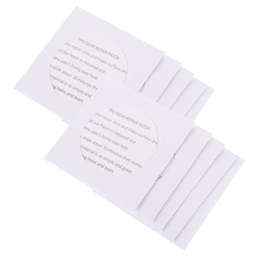 Angoily 25 Stück Zuschuss zur Zeltreparatur Patch Tipps für reparaturflicken repair kit Schwimmring Reparatur klebstoffe robustes Reparaturband praktischer auslaufsicherer Aufkleber TPU von Angoily