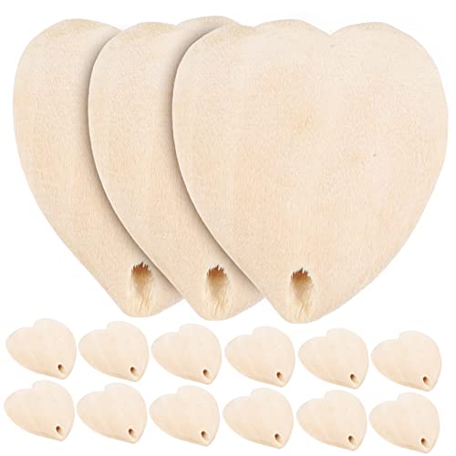 Angoily 25 Stück valentinstag dekoration bastelmaterial für bastelsets für Aufkleber Schmuckherstellung aus Perlen unfertige Herz-Holzperlen Perlen für Armbänder hölzern Angoily 25 Stück valentinstag dekoration bastelmaterial für bastelsets für Aufkleber Schmuckherstellung aus Perlen unfertige Herz-Holzperlen Perlen für Armbänder hölzern von Angoily