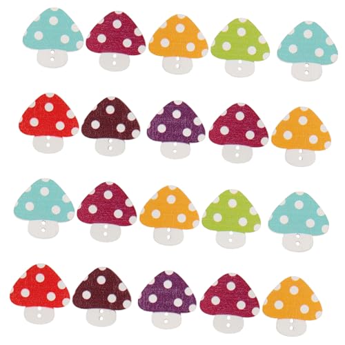 Angoily 250 Stck. Bunte Holzknöpfe Pilzform Nähknöpfe für DIY Basteln Scrapbooking Strickjacke Verzierung Natürliche Robuste Dekoknöpfe für Kleidung und Handarbeiten Angoily 250 Stck. Bunte Holzknöpfe Pilzform Nähknöpfe für DIY Basteln Scrapbooking Strickjacke Verzierung Natürliche Robuste Dekoknöpfe für Kleidung und Handarbeiten von Angoily