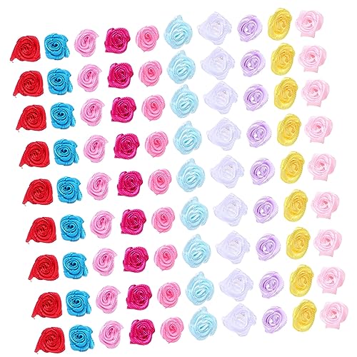 Angoily 250 Stück DIY Satinband Rosen Blumen Kleine Handarbeitsblumen in Mischfarben Dekorative Riband Flowers zum Basteln für Kleidung Geschenkverpackung und Heimdeko Angoily 250 Stück DIY Satinband Rosen Blumen Kleine Handarbeitsblumen in Mischfarben Dekorative Riband Flowers zum Basteln für Kleidung Geschenkverpackung und Heimdeko von Angoily