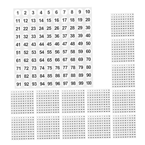 Angoily 2500Stücke Selbstklebende Zahlenaufkleber Langlebig Kompakte Etiketten für Regale Kalender DIY Projekte Hohe Haftung und Sichtbarkeit Organisieren Angoily 2500Stücke Selbstklebende Zahlenaufkleber Langlebig Kompakte Etiketten für Regale Kalender DIY Projekte Hohe Haftung und Sichtbarkeit Organisieren von Angoily