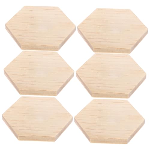 Angoily 25Stücke Unvollendete Holz Sechseckformen für DIY Projekte Holzscheiben zum Basteln Brennen und Gravieren für Wohnkultur und Kunstgestaltung Angoily 25Stücke Unvollendete Holz Sechseckformen für DIY Projekte Holzscheiben zum Basteln Brennen und Gravieren für Wohnkultur und Kunstgestaltung von Angoily