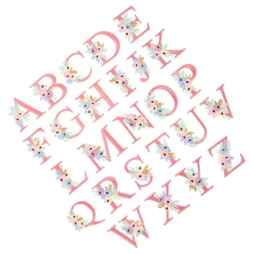 Angoily 26 Stück Dekorative Blumenbuchstaben Patches Teiliges Aufbügelbare Applikationen für Kleidung Rucksäcke Jeans und Mehr Einfache Anwendung für Designs und Diy Projekte Angoily 26 Stück Dekorative Blumenbuchstaben Patches Teiliges Aufbügelbare Applikationen für Kleidung Rucksäcke Jeans und Mehr Einfache Anwendung für Designs und Diy Projekte von Angoily