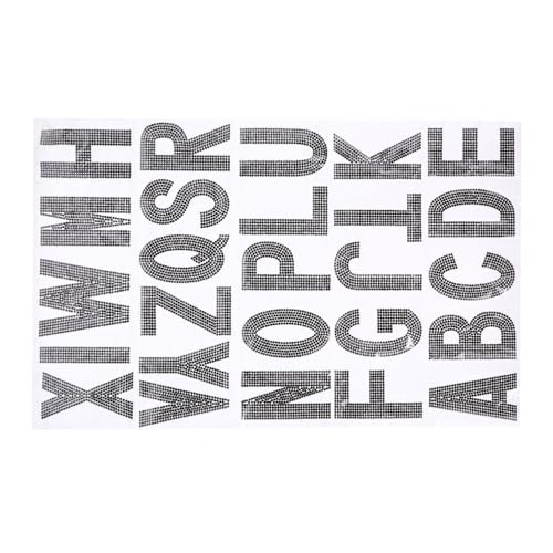 Angoily 26 Stück Selbstklebende Strassbuchstaben Aufkleber für Diy Handwerk Glitzernde Alphabet Sticker zur Dekoration von Kleidung Schuhen und Bastelprojekten Angoily 26 Stück Selbstklebende Strassbuchstaben Aufkleber für Diy Handwerk Glitzernde Alphabet Sticker zur Dekoration von Kleidung Schuhen und Bastelprojekten von Angoily