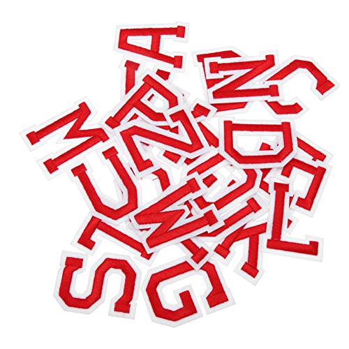 Angoily 26 Stück Teiliges A Z Buchstaben Patch Aufbügelbare Rote Stickbuchstaben für Kleidung Taschen Hüte Jeans zur Reparatur und Dekoration von DIY Projekten Angoily 26 Stück Teiliges A Z Buchstaben Patch Aufbügelbare Rote Stickbuchstaben für Kleidung Taschen Hüte Jeans zur Reparatur und Dekoration von DIY Projekten von Angoily