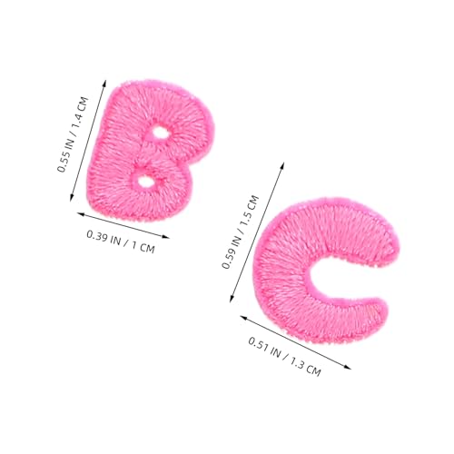 Angoily 26 Stück Teiliges Alphabet Patches Bestickte Textilaufnäher zum Aufbügeln und Annähen Vielseitig für Kleidung Hüte Jeans Taschen Diy-bekleidungszubehör von Angoily