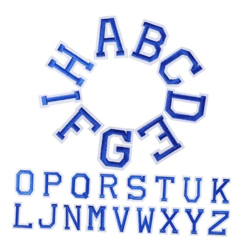 Angoily 26 Stück Teiliges Bügelbuchstaben Aufnäher aus Bestickte Iron Letter Patches für Kleidung Jeans Jacken Taschen und Rucksäcke zum Aufbügeln und Annähen Dunkelblau Angoily 26 Stück Teiliges Bügelbuchstaben Aufnäher aus Bestickte Iron Letter Patches für Kleidung Jeans Jacken Taschen und Rucksäcke zum Aufbügeln und Annähen Dunkelblau von Angoily