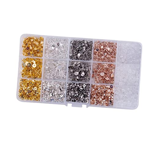 Angoily 2600 Stück DIY Ohrring Zubehör Teile Schmuckherstellung Ohrring Stopper Ohrhaken Plug für Kreative Designs für und Kreationen Angoily 2600 Stück DIY Ohrring Zubehör Teile Schmuckherstellung Ohrring Stopper Ohrhaken Plug für Kreative Designs für und Kreationen von Angoily
