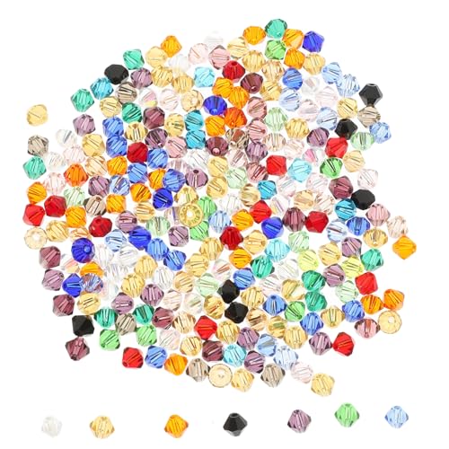 Angoily 280 Stück Teiliges Bunte Facettierte Glasperlen Lose Klare Kristallperlen für DIY Schmuckherstellung Vielseitig für Armbänder Halsketten Ohrringe Perlen zum Auffädeln Angoily 280 Stück Teiliges Bunte Facettierte Glasperlen Lose Klare Kristallperlen für DIY Schmuckherstellung Vielseitig für Armbänder Halsketten Ohrringe Perlen zum Auffädeln von Angoily