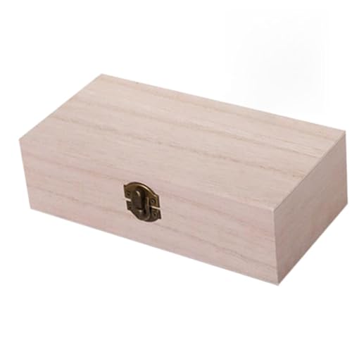 Angoily 2Er-Box Holzkasten schmuckkästchen storage boxes aufbewahrungskorb home gadgets schminktischb aufbwahrungs-box kleiderkasten Boxen mit Deckel klein Hochzeit Andenken Lagerung Khaki von Angoily