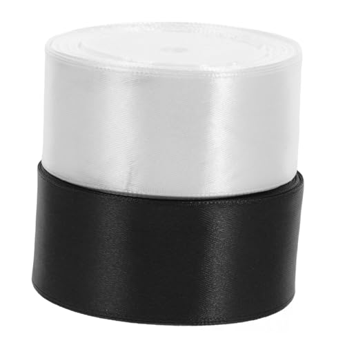 Angoily 2Rollen Breites Geschenkband und Elegantes Dekorationsband für DIY Blumensträuße und Partyverpackungen Hochwertiges Bastelmaterial Angoily 2Rollen Breites Geschenkband und Elegantes Dekorationsband für DIY Blumensträuße und Partyverpackungen Hochwertiges Bastelmaterial von Angoily