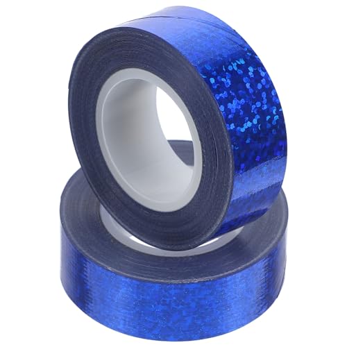 Angoily 2Rollen Holographisches Klebeband Selbstklebend Starkes Klebeband für Dekoration und Bürobedarf Transparent Langlebig Einfach zu Verwenden für Kreative Projekte Angoily 2Rollen Holographisches Klebeband Selbstklebend Starkes Klebeband für Dekoration und Bürobedarf Transparent Langlebig Einfach zu Verwenden für Kreative Projekte von Angoily