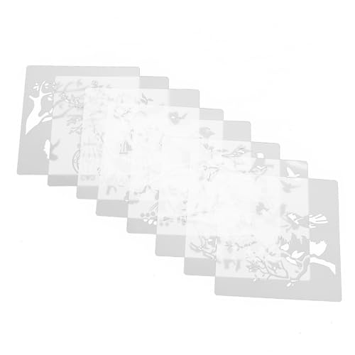 Angoily 2Sätze DIY Schablonen für Malerei und Scrapbooking Wiederverwendbare Vorlagen Langlebigem Pet Material für Kreative Bastelprojekte für Erwachsene Angoily 2Sätze DIY Schablonen für Malerei und Scrapbooking Wiederverwendbare Vorlagen Langlebigem Pet Material für Kreative Bastelprojekte für Erwachsene von Angoily