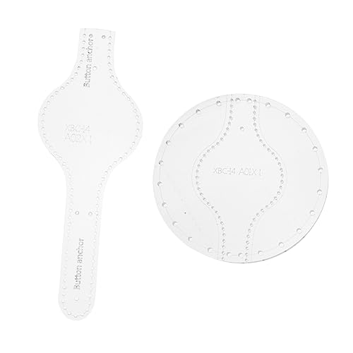 Angoily 2Stücke Acryl Vorlage für DIY Handtaschen Design Schablone für Geldbörsenherstellung Langlebig und Präzise für Handwerk und Projekte Angoily 2Stücke Acryl Vorlage für DIY Handtaschen Design Schablone für Geldbörsenherstellung Langlebig und Präzise für Handwerk und Projekte von Angoily