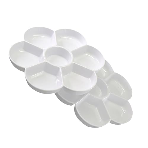 Angoily 2Stücke Aquarellpalette Blütenform Praktische Farbschalen für Wasserfarben und Ölfarben für Künstler und Projekte Leicht und Platzsparend Angoily 2Stücke Aquarellpalette Blütenform Praktische Farbschalen für Wasserfarben und Ölfarben für Künstler und Projekte Leicht und Platzsparend von Angoily