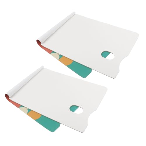 Angoily 2Stücke Farbmischpapier Einweg Palettenpapier für Gouache und Acrylmalerei Flexibles und Starkes Papier für Künstlerbedarf von Angoily