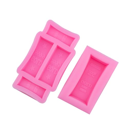 Angoily 2Stücke Flexible Goldziegel Silikonform DIY Backformen für Desserts Langlebig und Leicht zu Reinigen für Bastelprojekte Farbvariante Angoily 2Stücke Flexible Goldziegel Silikonform DIY Backformen für Desserts Langlebig und Leicht zu Reinigen für Bastelprojekte Farbvariante von Angoily