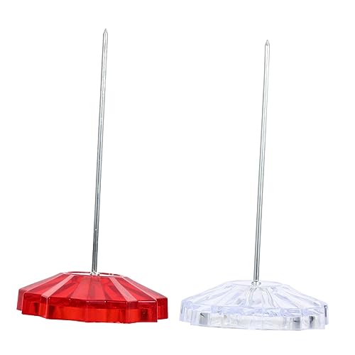 Angoily 2Stücke Gerade Stab Papierhalter Stabiler Zettelhalter für Büro Restaurant für Quittungen Notizen Tickets Transparent Angoily 2Stücke Gerade Stab Papierhalter Stabiler Zettelhalter für Büro Restaurant für Quittungen Notizen Tickets Transparent von Angoily
