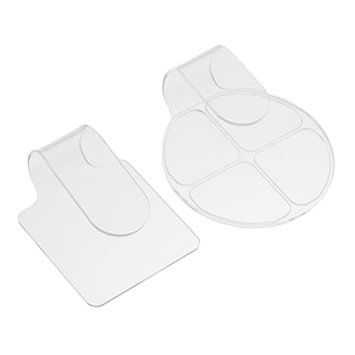 Angoily 2Stücke Klarer Acryl Handheld Make Up Mischpaletten für Kosmetik Fundamenten und Lippenstiften Einfach zu Reinigen und Wiederverwendbar Angoily 2Stücke Klarer Acryl Handheld Make Up Mischpaletten für Kosmetik Fundamenten und Lippenstiften Einfach zu Reinigen und Wiederverwendbar von Angoily