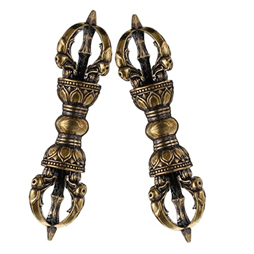 Angoily 2Stücke Messing Vajra Stößel Dekoration Handwerk Figur Für Wohnkultur Retro Stil Angoily 2Stücke Messing Vajra Stößel Dekoration Handwerk Figur Für Wohnkultur Retro Stil von Angoily
