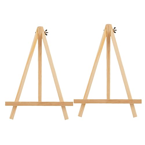 Angoily 2Stücke Mini Holzstaffelei Dekorative Tischstaffelei für Malerei und Präsentationen und Einfach im Design für Kunst Hochzeiten und Büroanwendungen Angoily 2Stücke Mini Holzstaffelei Dekorative Tischstaffelei für Malerei und Präsentationen und Einfach im Design für Kunst Hochzeiten und Büroanwendungen von Angoily