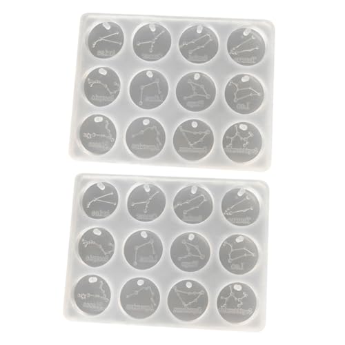 Angoily 2Stücke Silikonform für DIY Projekte Sternbilder Gießform für Handgefertigten Schmuck Transparente Silikonform für Bastelideen und Angoily 2Stücke Silikonform für DIY Projekte Sternbilder Gießform für Handgefertigten Schmuck Transparente Silikonform für Bastelideen und von Angoily