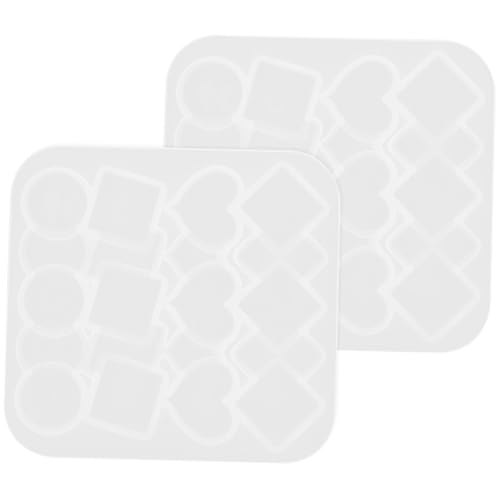 Angoily 2Stücke Silikonform für Haarnadeln DIY Epoxidharz Formen für Geometrische Haarnadeln Einfach zu Reinigen für Handwerksprojekte und Personalisierte von Angoily