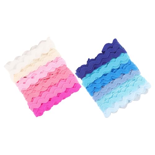Angoily 2Stücke Wellenband Farben Geschenkstreifen für DIY Bastelprojekte und Partydekoration Yards Angoily 2Stücke Wellenband Farben Geschenkstreifen für DIY Bastelprojekte und Partydekoration Yards von Angoily