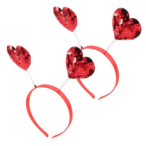 Angoily 2pcs Valentinstag Herz Stirnband Glitter Cupid Accessoires Für Hochzeit Geburtstag Brautdusche Valentine Party Urlaub Kostüm Haarzubehör Accessoires Angoily 2pcs Valentinstag Herz Stirnband Glitter Cupid Accessoires Für Hochzeit Geburtstag Brautdusche Valentine Party Urlaub Kostüm Haarzubehör Accessoires von Angoily