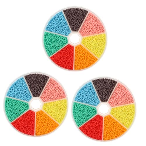 Angoily 3 Boxen Buntglasperlen Bastelperlen Für Die Schmuckherstellung Abstandshalterperlen Für Schmuckherstellung Glasabstandshalterperlen Kleine Perlen Handgefertigte Glasperlen Angoily 3 Boxen Buntglasperlen Bastelperlen Für Die Schmuckherstellung Abstandshalterperlen Für Schmuckherstellung Glasabstandshalterperlen Kleine Perlen Handgefertigte Glasperlen von Angoily