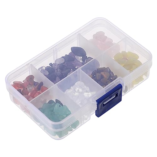 Angoily 3 Boxen Irreguläre Steinperlen Diy Bastelperlen für Schmuckherstellung Dekorative Box und Farbecht für Projekte und Personalisierte Accessoires von Angoily