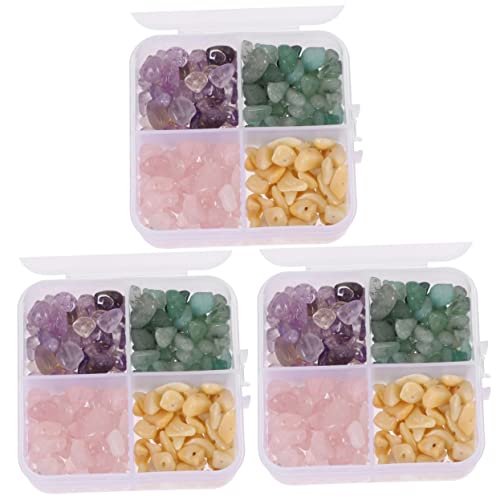 Angoily 3 Boxen Kiesbox Steinperlen Rock- Schmuckperlen DIY-Perlen Stein zum Basteln selbstgemachte Steine lose Edelsteine natürlicher Chip natürliche Edelstein-Chip-Perlen Angoily 3 Boxen Kiesbox Steinperlen Rock- Schmuckperlen DIY-Perlen Stein zum Basteln selbstgemachte Steine lose Edelsteine natürlicher Chip natürliche Edelstein-Chip-Perlen von Angoily