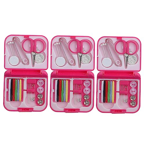 Angoily 3 Boxen Nähset Boxen mit Tragbaren Nähwerkzeugen Mini für Handarbeiten Scheren und Nadel Nähzubehör für Zuhause und Reisen Angoily 3 Boxen Nähset Boxen mit Tragbaren Nähwerkzeugen Mini für Handarbeiten Scheren und Nadel Nähzubehör für Zuhause und Reisen von Angoily