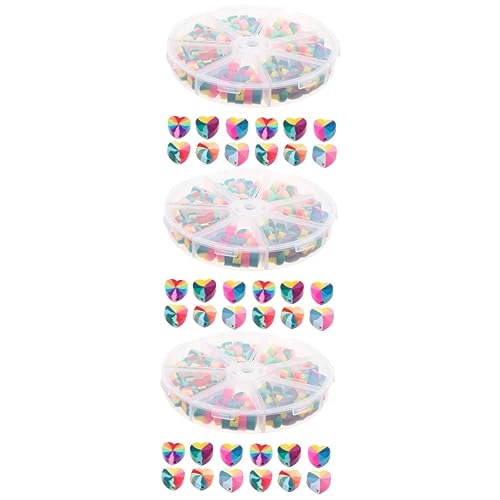 Angoily 3 Boxen Regenbogen Liebesperlen Schmuck Herz Schlüssel groß Polymer -Tonperlen Abstandsperlen zum Basteln Perlen für die Herstellung von Armbändern DIY-Perlen Polymer-Ton Angoily 3 Boxen Regenbogen Liebesperlen Schmuck Herz Schlüssel groß Polymer -Tonperlen Abstandsperlen zum Basteln Perlen für die Herstellung von Armbändern DIY-Perlen Polymer-Ton von Angoily