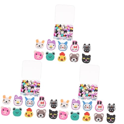 Angoily 3 Boxen Weicher Keramik -perlenschmuck Miniatur Charms Für Die Herstellung Von Armbändern Perlen Für Schmuckhersteller Reiz Party Tierische Abstandsperlen Schmuckperlen Polymer-ton Angoily 3 Boxen Weicher Keramik -perlenschmuck Miniatur Charms Für Die Herstellung Von Armbändern Perlen Für Schmuckhersteller Reiz Party Tierische Abstandsperlen Schmuckperlen Polymer-ton von Angoily