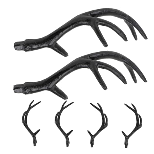 Angoily 3 Paar Diy Geweih Stirnband aus Leichtem Verstellbare Hirschhörner für Halloween Kostüm Cosplay Themenparty Bequemes Kreatives Bastelset für Erwachsene von Angoily