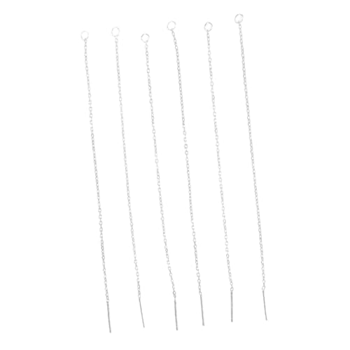 Angoily 3 Paare Ohrringe Zubehör Ohrringe selber machen Ohrenfäden DIY Zubehör für die Herstellung von Ohrringen DIY-Bausätze Herstellung von Ohrschmuck Silber- Silver Angoily 3 Paare Ohrringe Zubehör Ohrringe selber machen Ohrenfäden DIY Zubehör für die Herstellung von Ohrringen DIY-Bausätze Herstellung von Ohrschmuck Silber- Silver von Angoily
