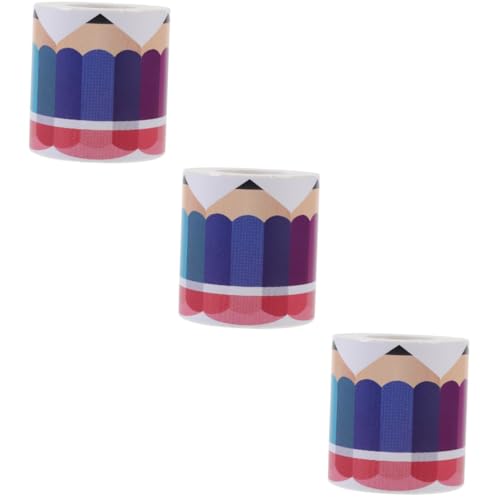 Angoily 3 Rollen Abnehmbares Dekoratives Randpapier für Pinnwände Selbstklebend Vielseitig Einsetzbar für Klassenzimmer und Kreative Dekorationen Angoily 3 Rollen Abnehmbares Dekoratives Randpapier für Pinnwände Selbstklebend Vielseitig Einsetzbar für Klassenzimmer und Kreative Dekorationen von Angoily